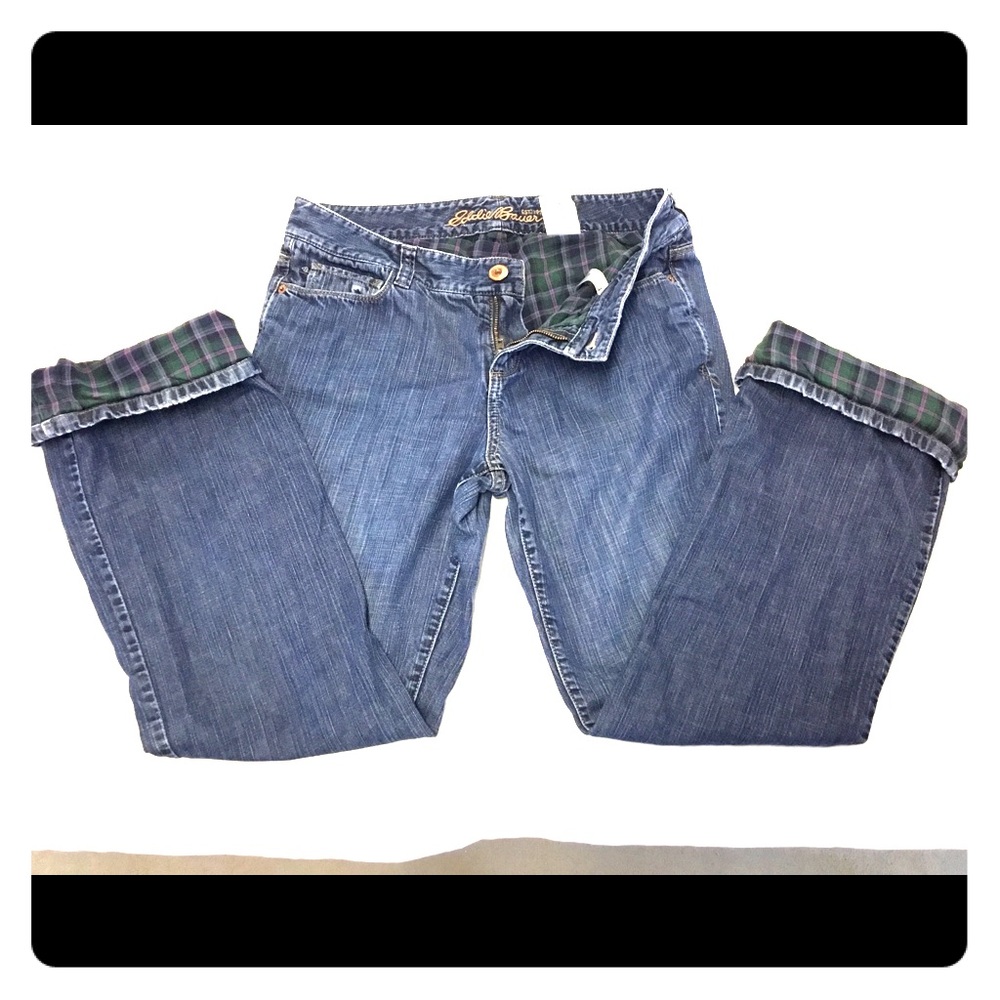 Eddie Bauer Flannel Jeans